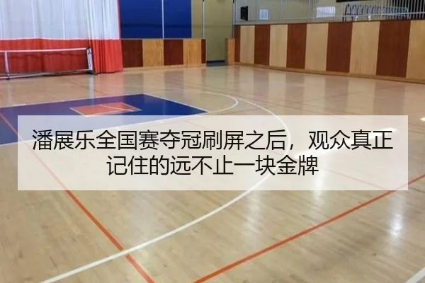 潘展乐全国赛夺冠刷屏之后，观众真正记住的远不止一块金牌